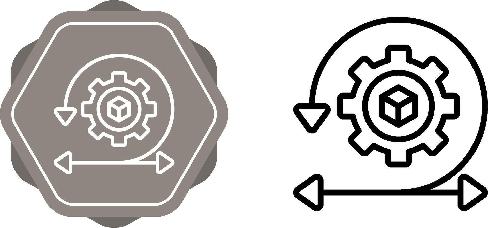 iterativo design vettore icona