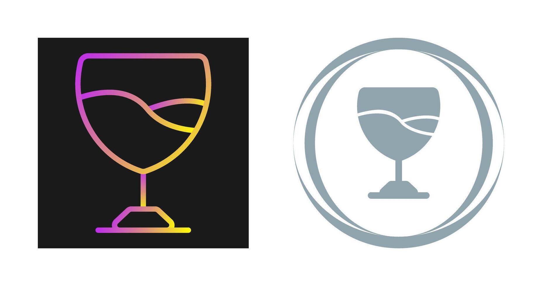 icona vettore bicchiere di vino