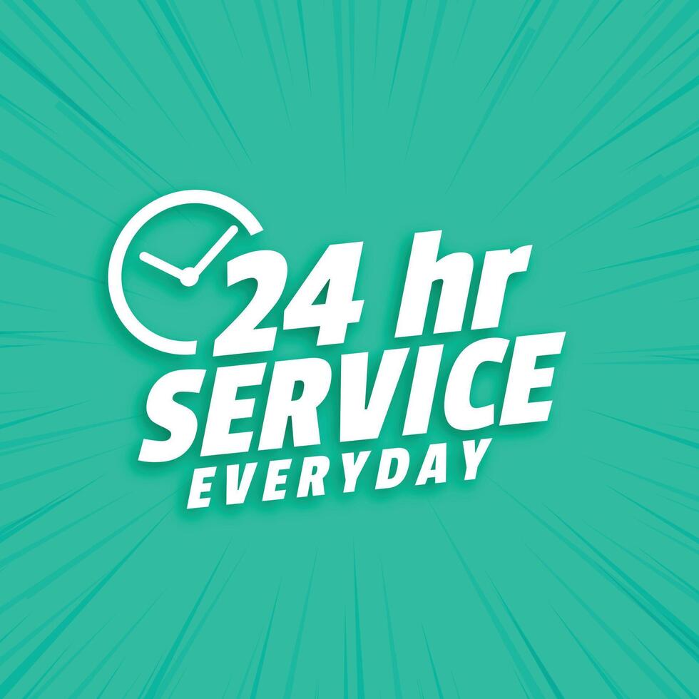 attività commerciale convenienza 24 ora e 7 giorni servizio centro sfondo vettore