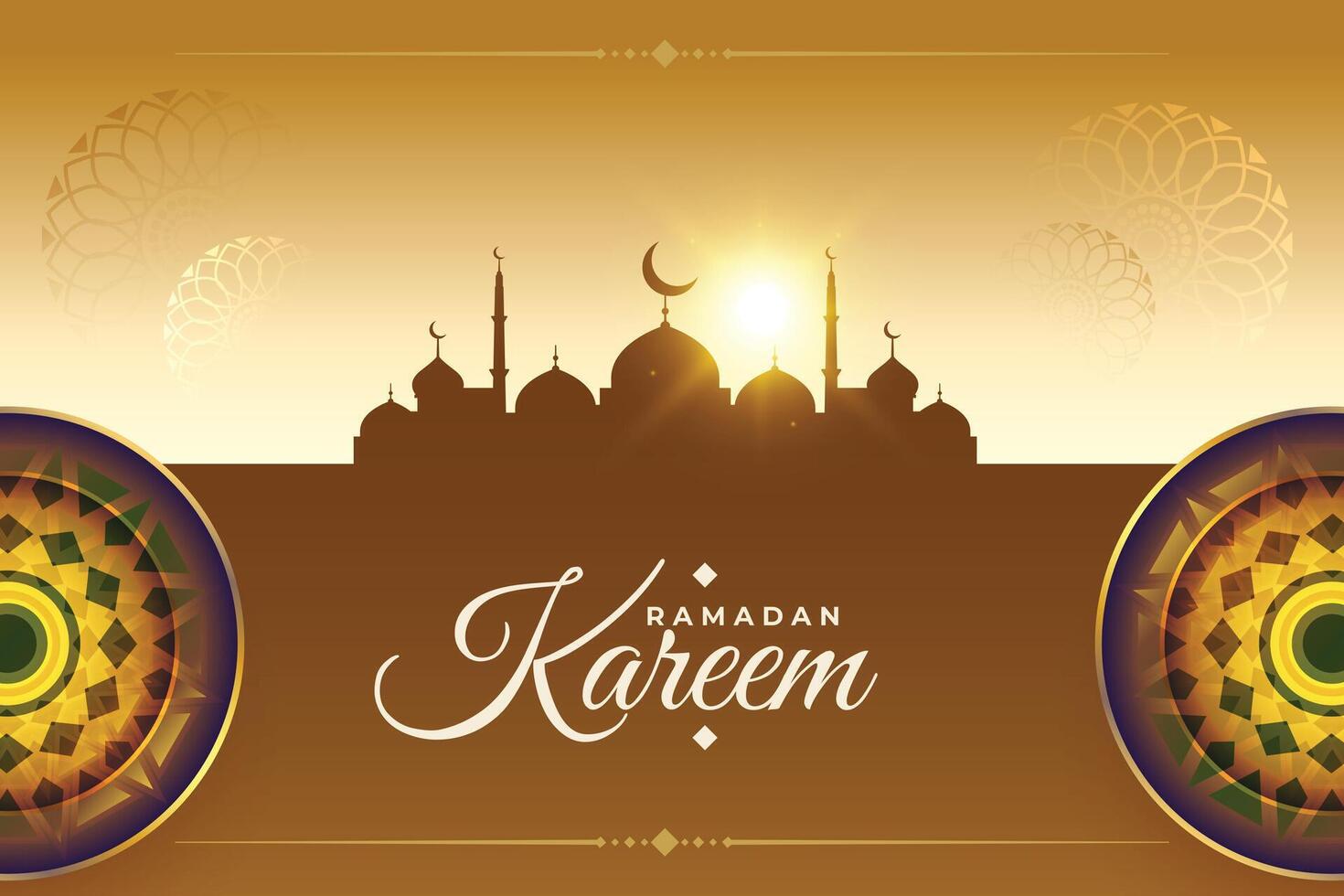 Ramadan kareem islamico musulmano eid Festival sfondo vettore