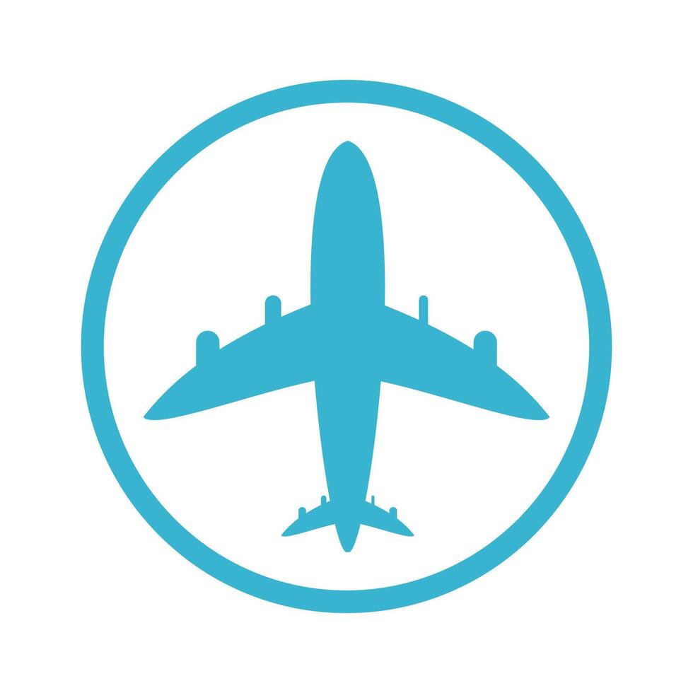 aereo icona. aereo veicolo viaggio e mezzi di trasporto tema. isolato design. risorse grafico elemento design. vettore illustrazione con un' mezzi di trasporto tema