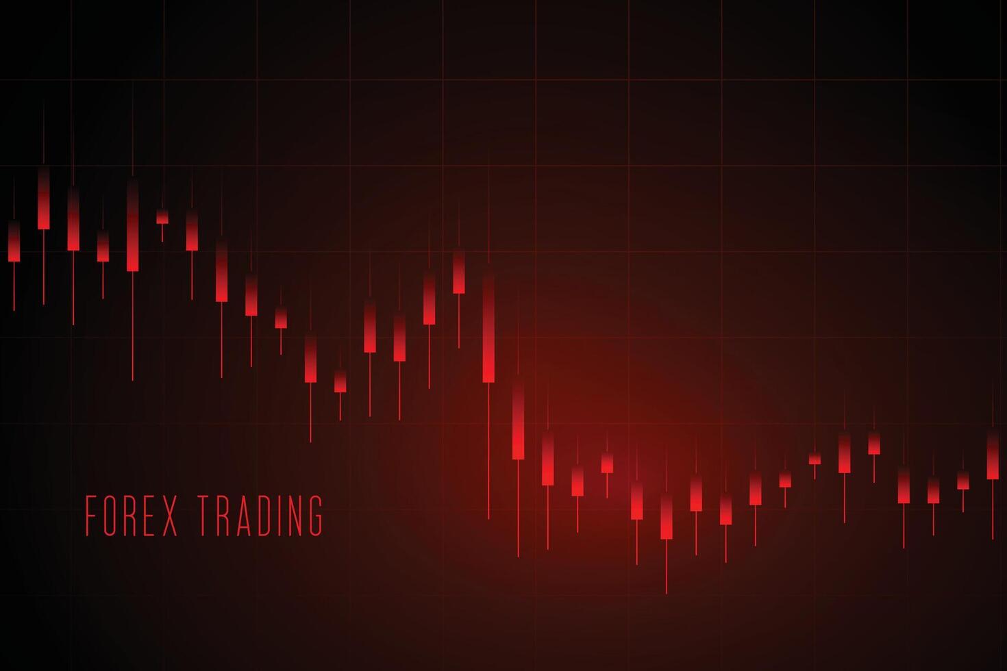 candeliere commercio grafico sfondo per azione mercato vettore