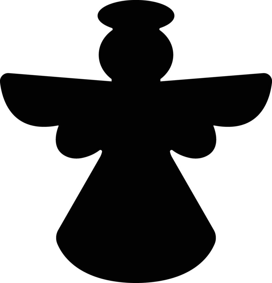 angeli con Ali icona nel piatto stile. isolato su differenza, Natale angelo icona santo angelo cartello per mobile concetto e sito web design. simbolo, grafica logo vettore