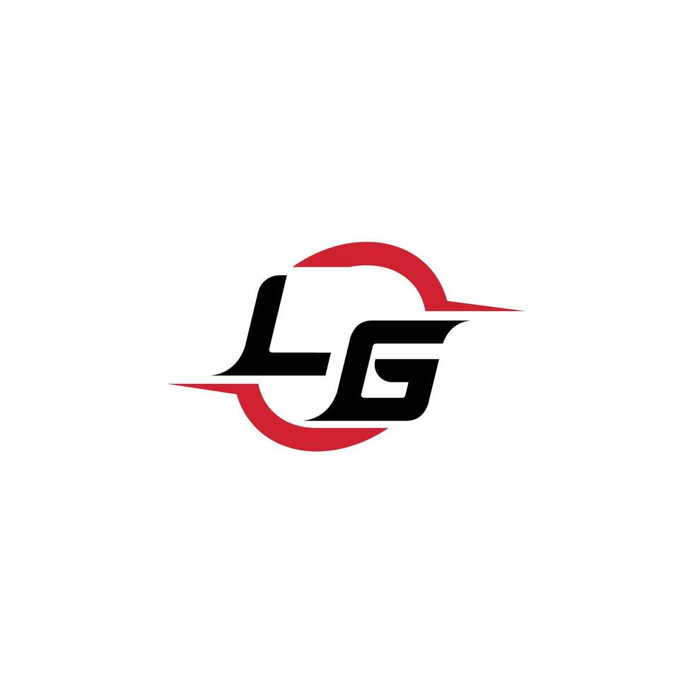 lg iniziale esport o gioco squadra ispirazione concetto idee vettore