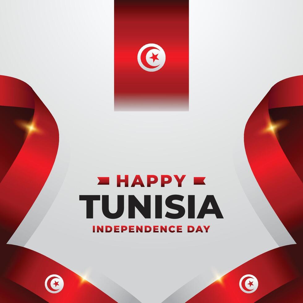 tunisia indipendenza giorno design illustrazione collezione vettore