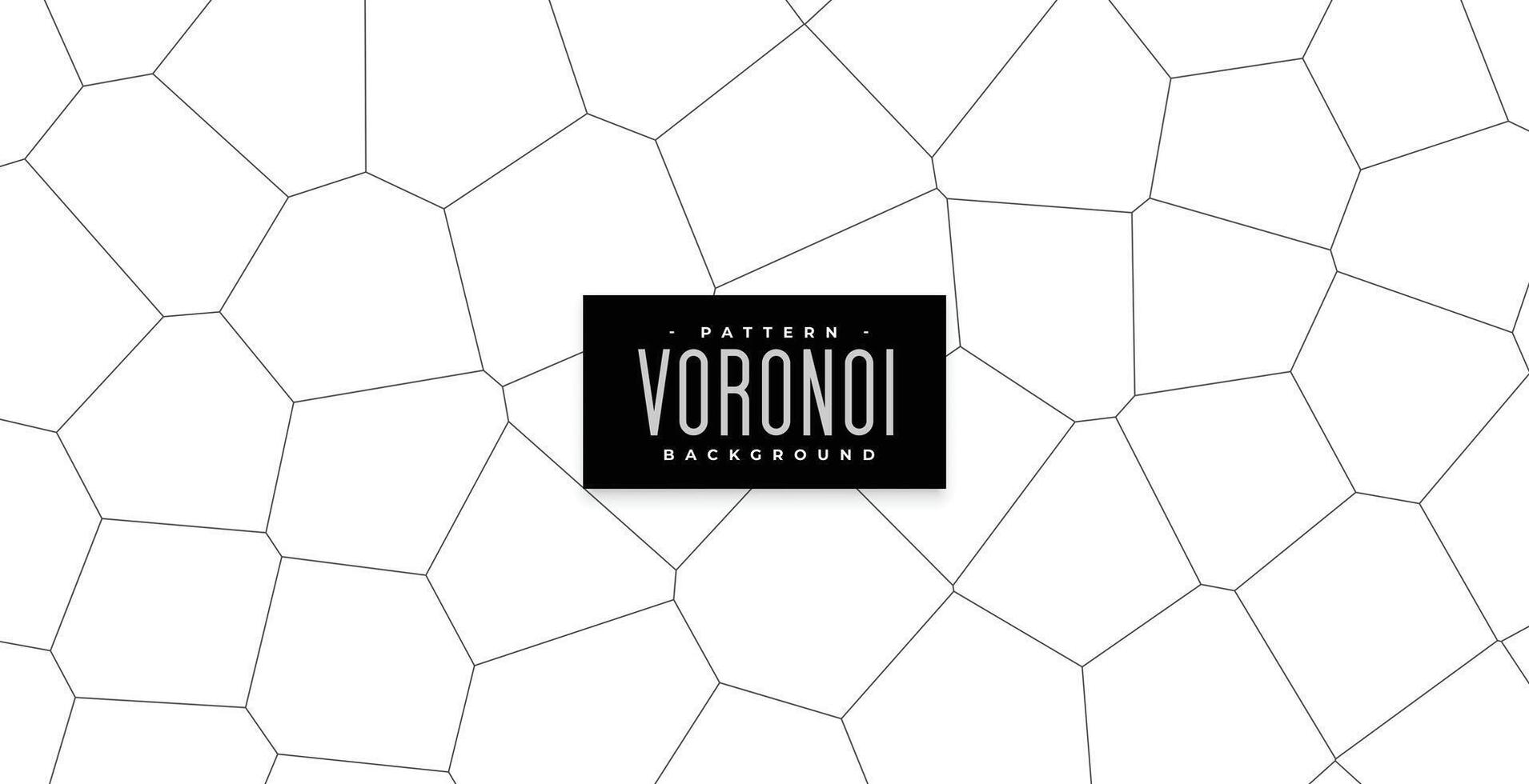 voronoi arte modello struttura elegante sfondo vettore