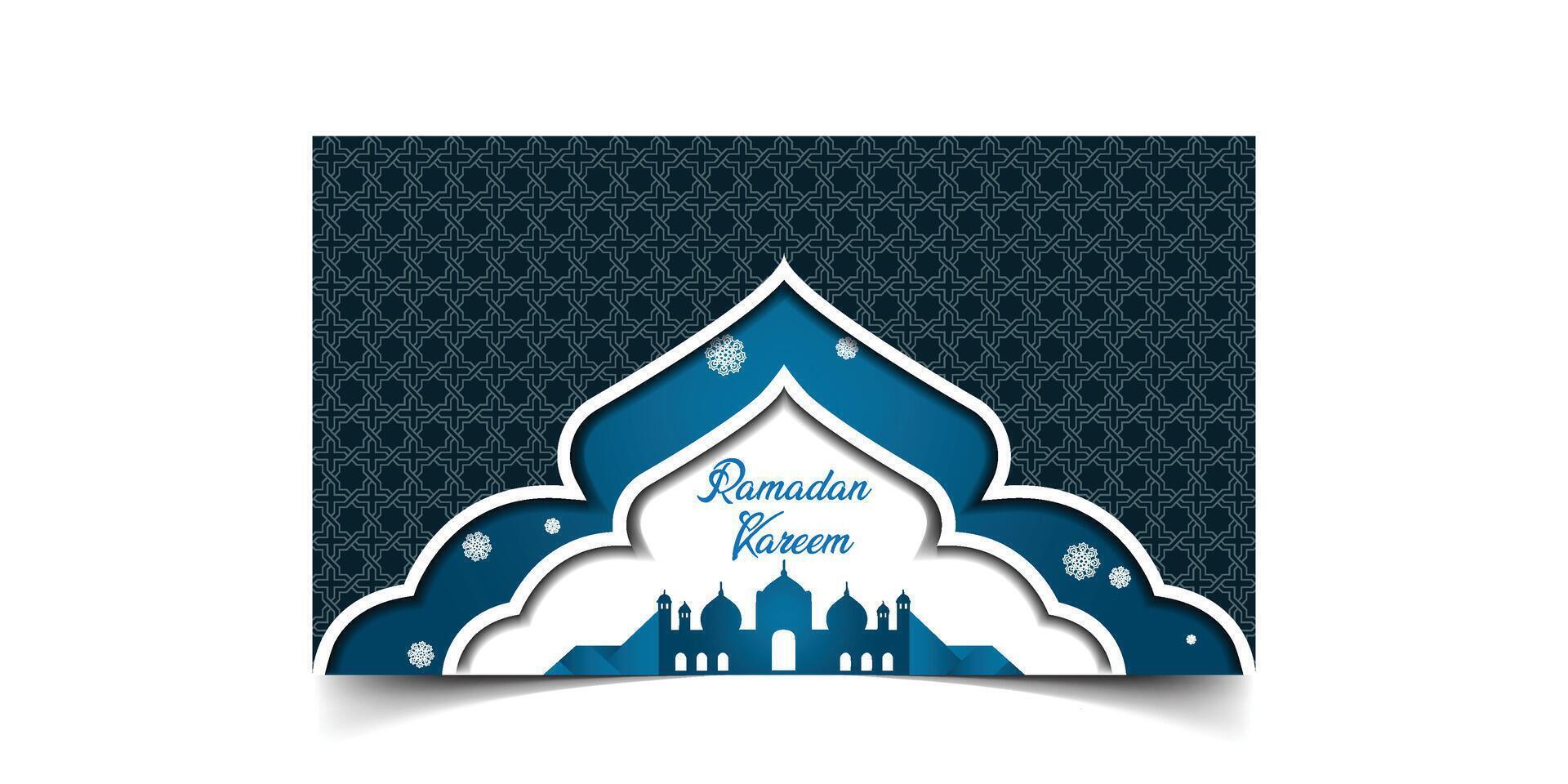 vettore Ramadan kareem islamico Festival celebrazione decorativo sfondo