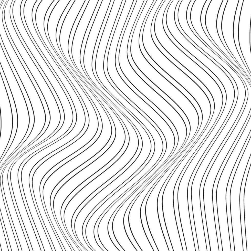 astratto geometrico linea onda modello vettore illustrazione.