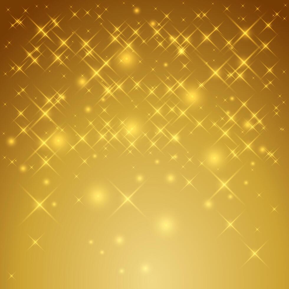 luccichio scintillare d'oro effetto Festival sfondo vettore