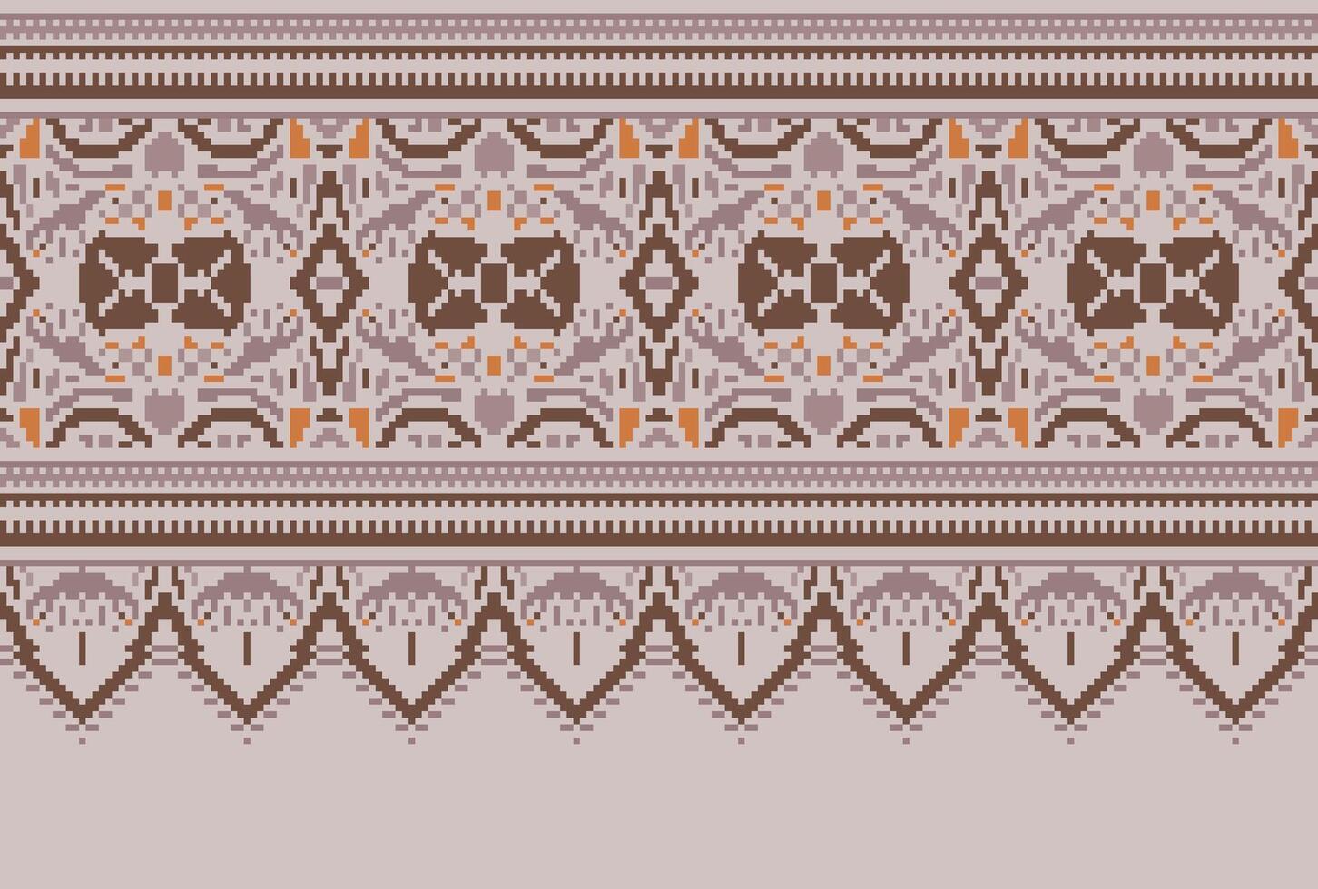 attraversare punto tradizionale etnico modello paisley fiore ikat sfondo astratto azteco africano indonesiano indiano senza soluzione di continuità modello per tessuto Stampa stoffa vestito tappeto le tende e sarong vettore