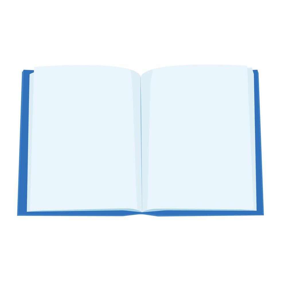 blu Aperto libro per mondo libro giorno vettore