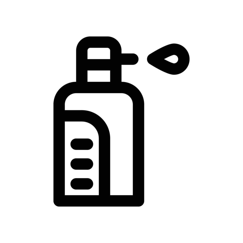 capelli spray icona. vettore linea icona per il tuo sito web, mobile, presentazione, e logo design.