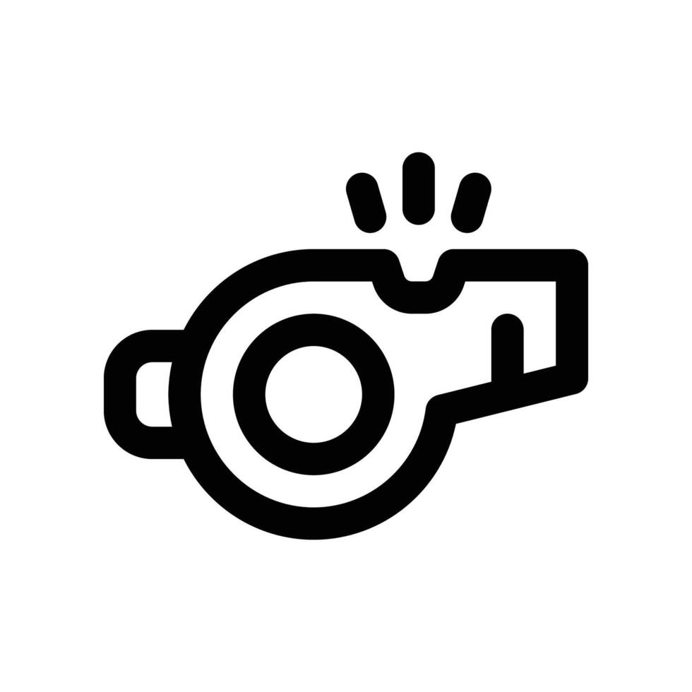 fischio icona. vettore linea icona per il tuo sito web, mobile, presentazione, e logo design.