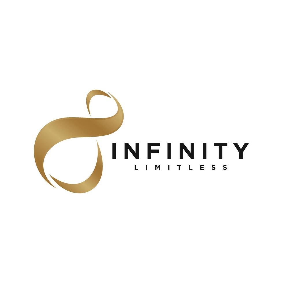 infinito design logo vettore modello