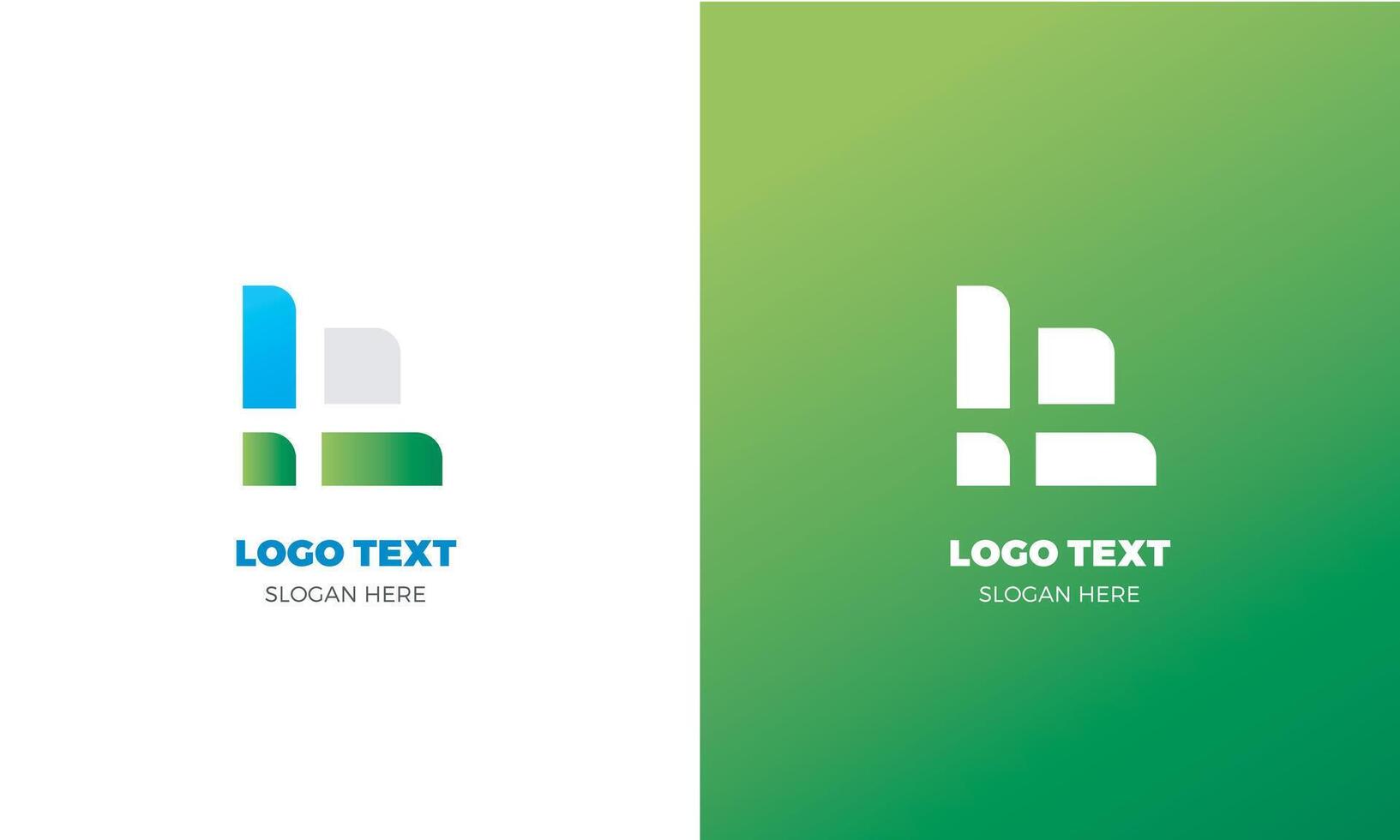 astratto l lettera moderno logo design vettore