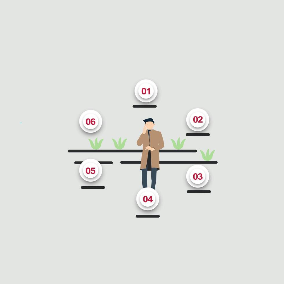 Infografica opzioni modello con carta fogli. vettore astratto elemento può essere Usato per attività commerciale flusso di lavoro disposizione, diagramma, ragnatela disegno, presentazioni.