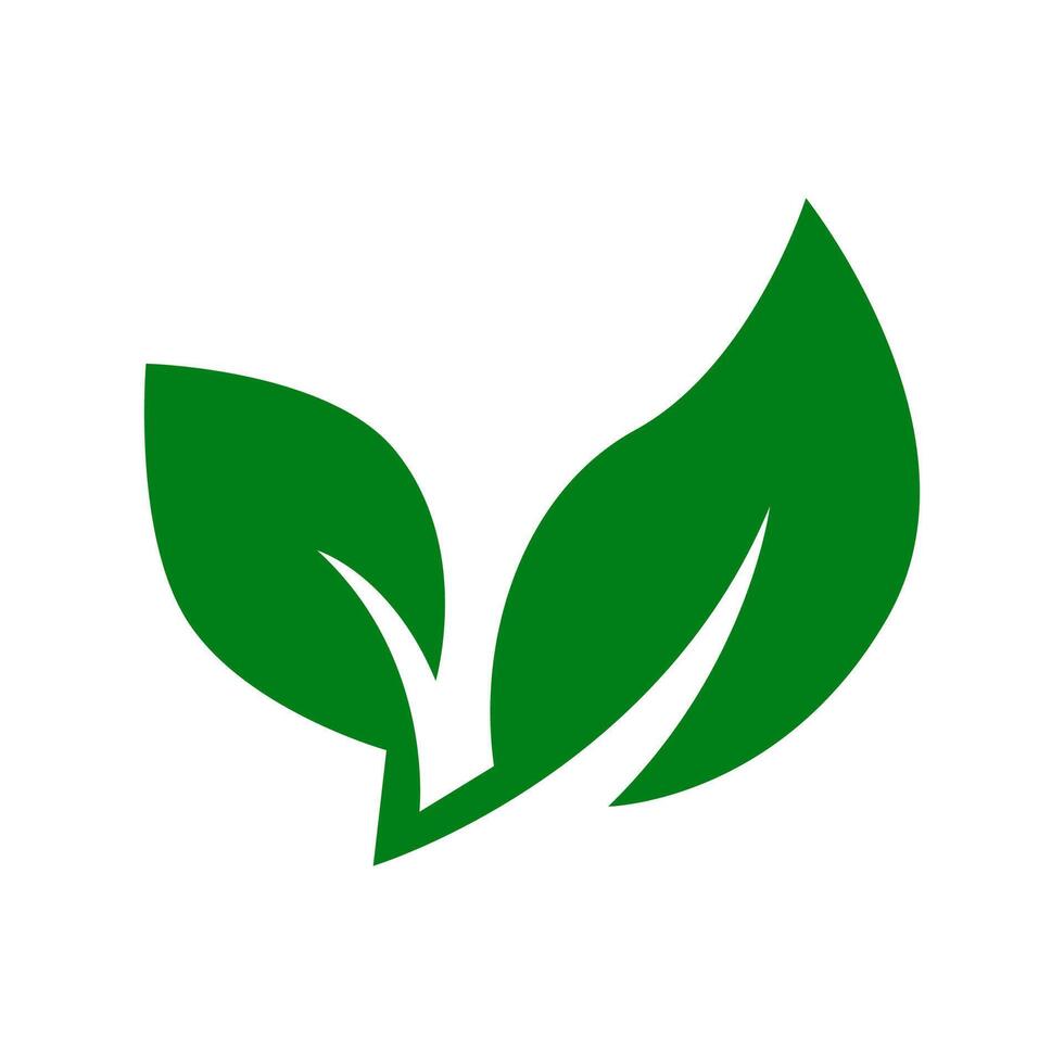 le foglie icona vettore isolato su bianca sfondo