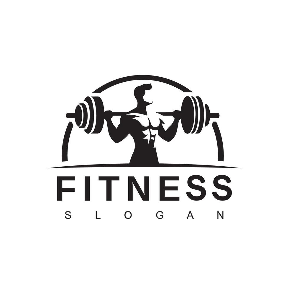 fitness vettore logo design modello, disegno per Palestra e fitness vettore