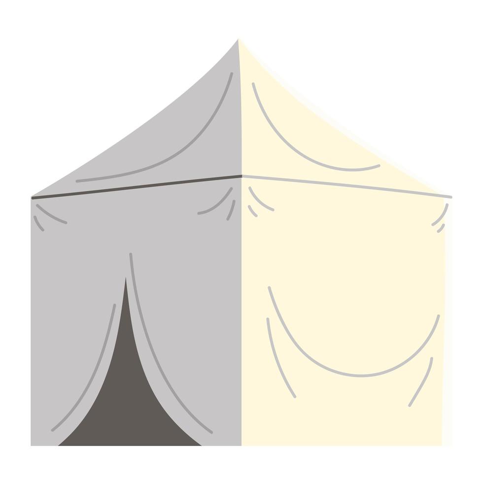 tenda grande bianca vettore