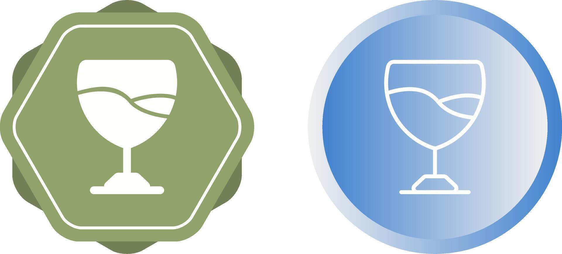 icona vettore bicchiere di vino
