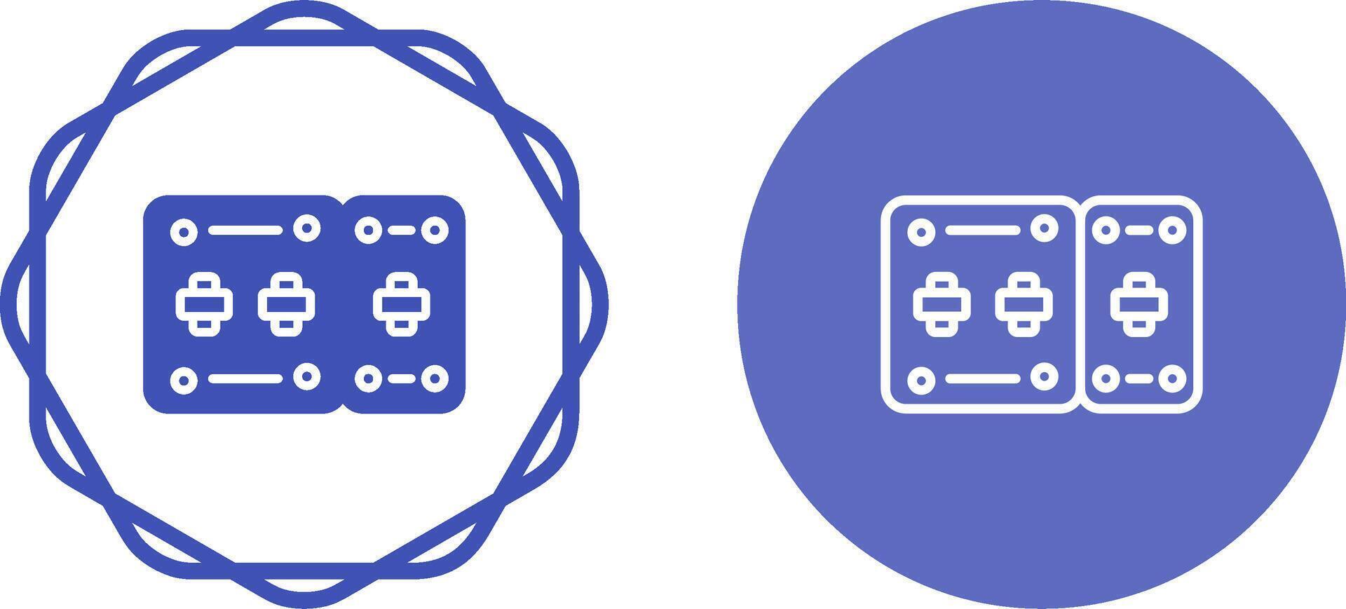 circuito interruttore vettore icona