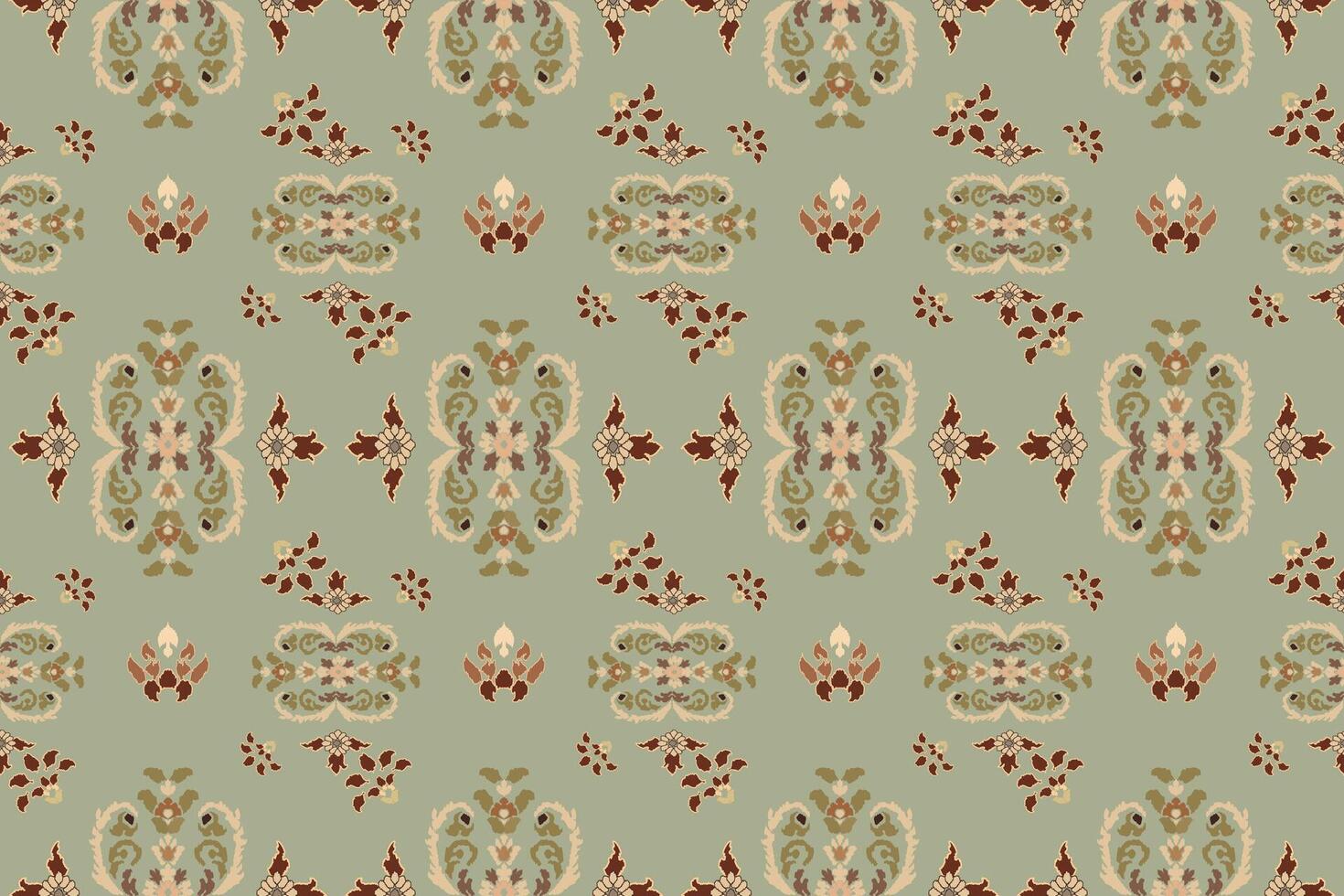 ikat tribale indiano senza soluzione di continuità modello. etnico azteco tessuto tappeto mandala ornamento nativo boho gallone tessile.geometrico africano americano orientale tradizionale vettore illustrazioni. ricamo stile.