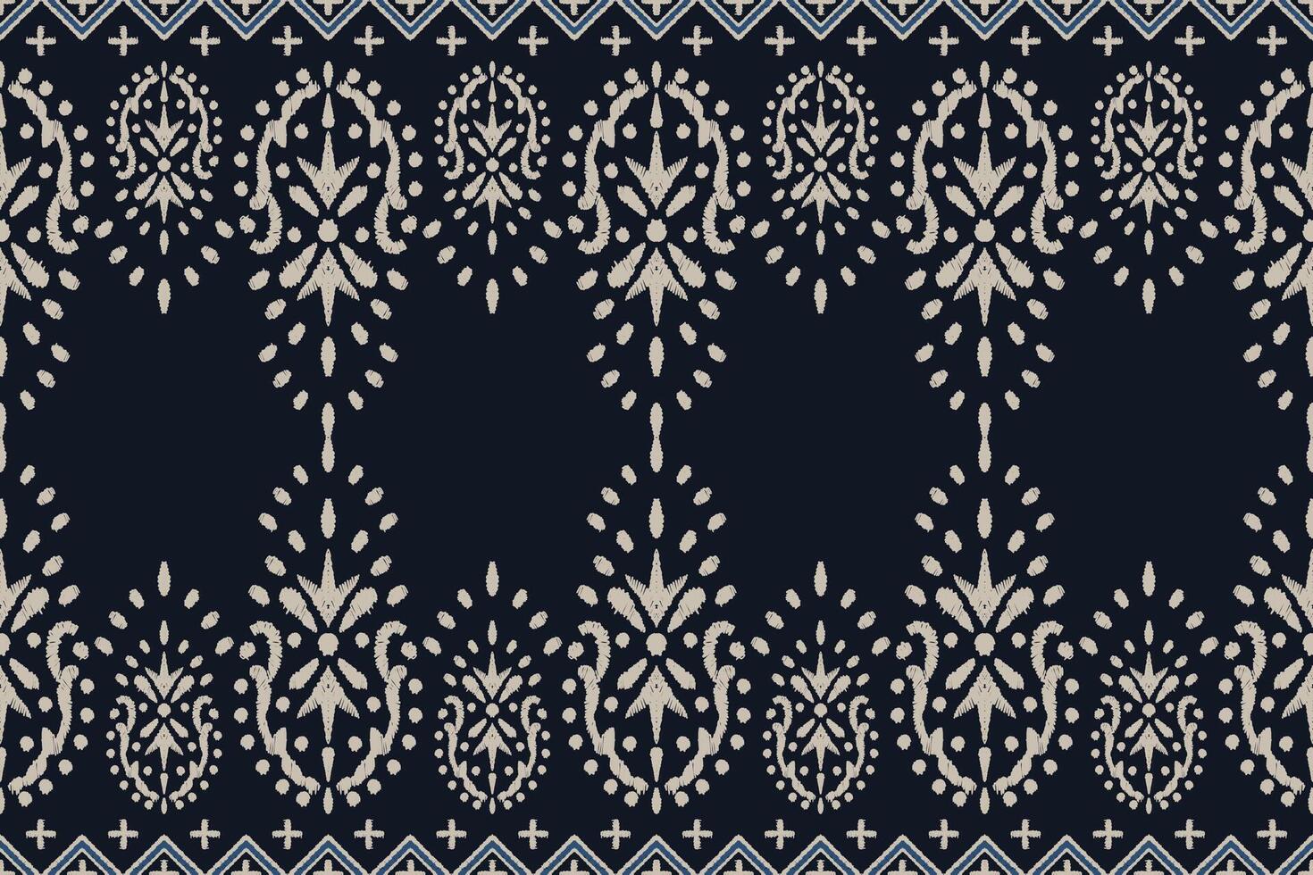 ikat tribale indiano senza soluzione di continuità modello. etnico azteco tessuto tappeto mandala ornamento nativo boho gallone tessile.geometrico africano americano orientale tradizionale vettore illustrazioni. ricamo stile.