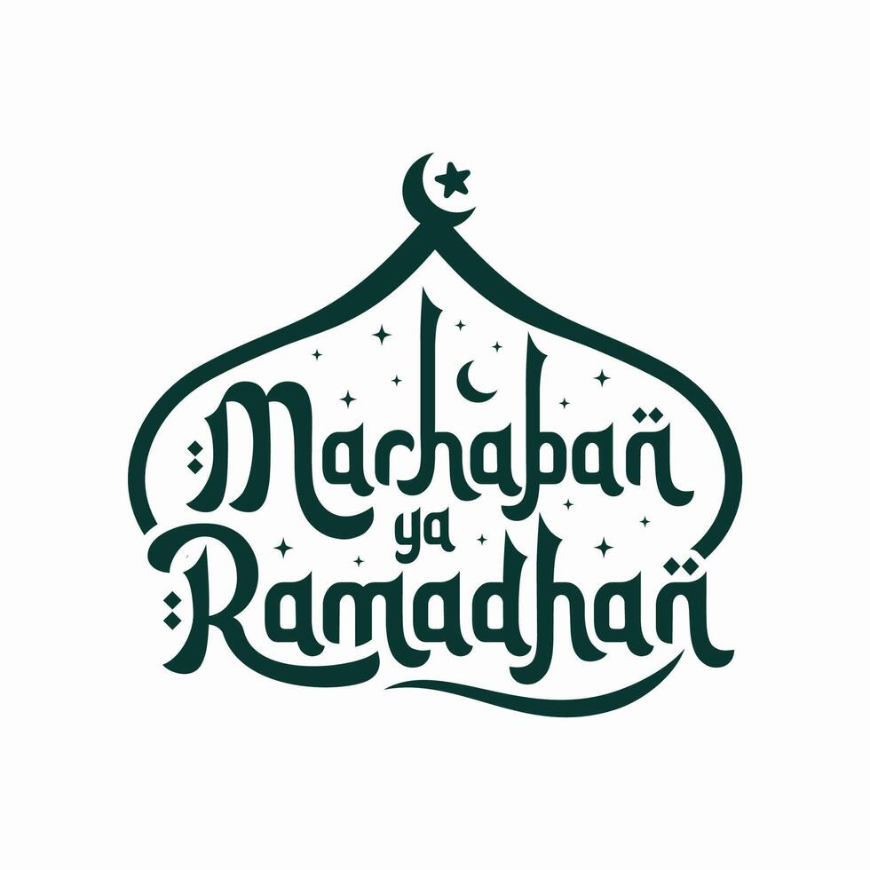 marhaban ya Ramadhan saluti nel manoscritto stile e moschea illustrazioni nel un islamico atmosfera. traduzione benvenuto Ramadan, il santo mese di Islam. sfondi può essere Usato per benvenuto Ramadan vettore