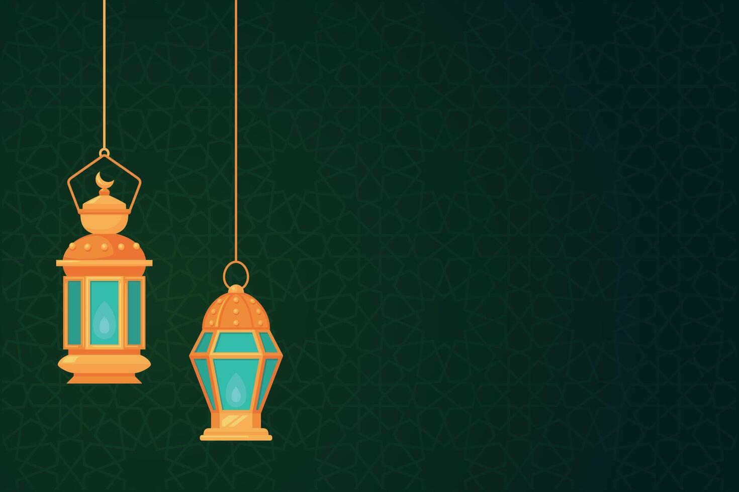 Ramadan, eid al-fitr, islamico nuovo anno moschea sfondo saluto carta vettore