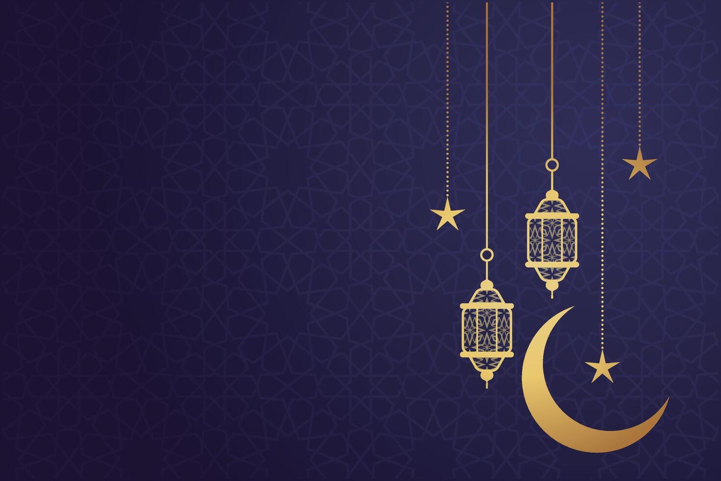 Ramadan, eid al-fitr, islamico nuovo anno sfondo saluto carta vettore