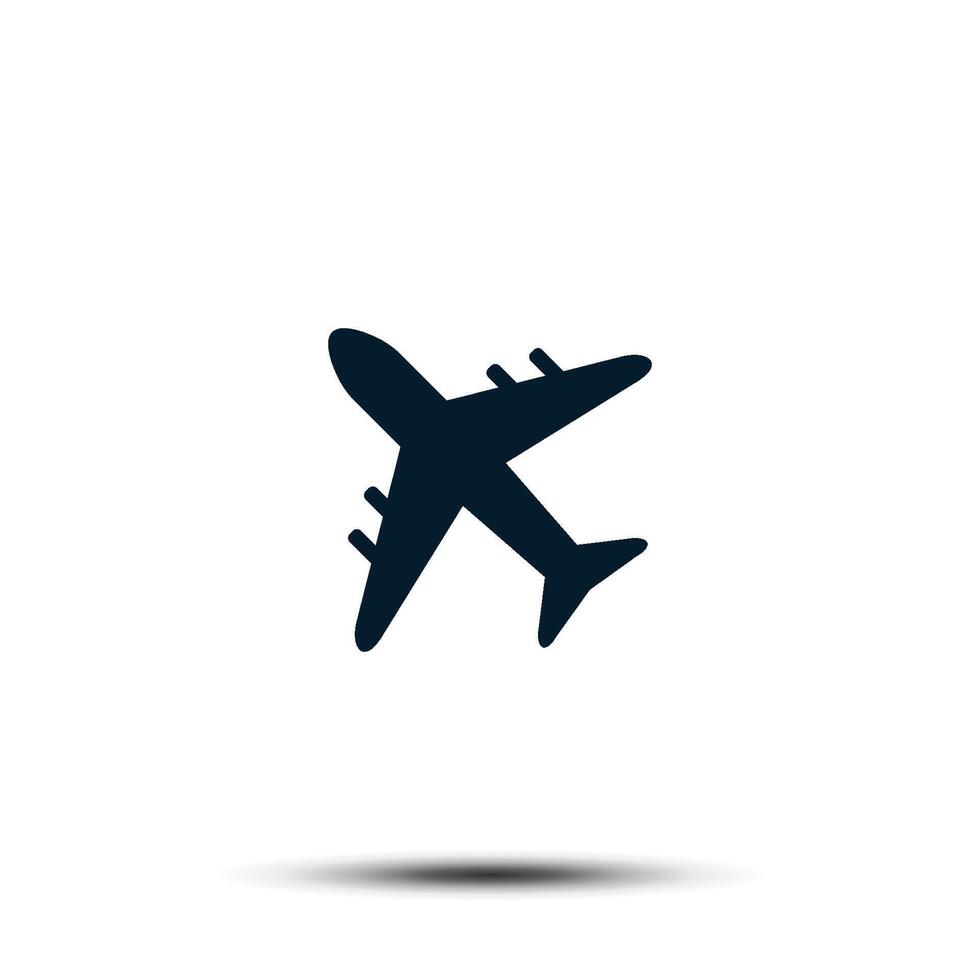 aereo icona vettore modello. aeroporto cartello piatto design