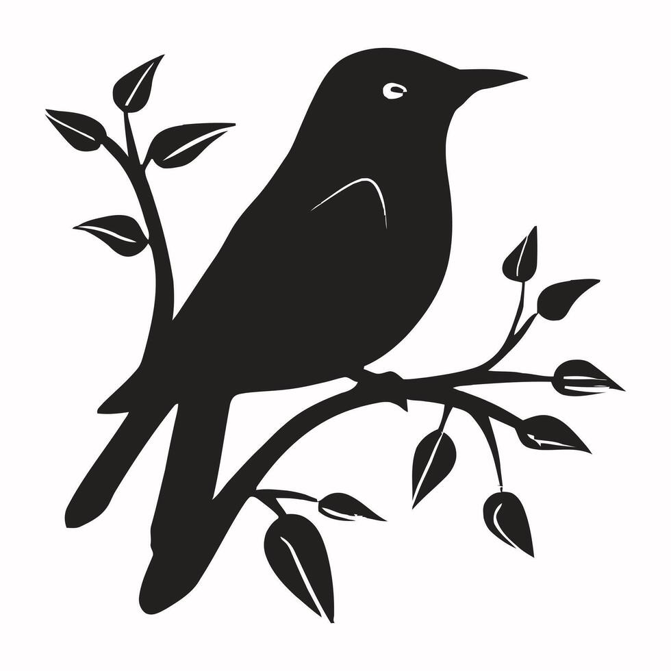 impostato di un' gregge di volante diverso uccelli sagome collezione di diverso cartone animato nero uccelli su bianca sfondo. vettore illustrazione.
