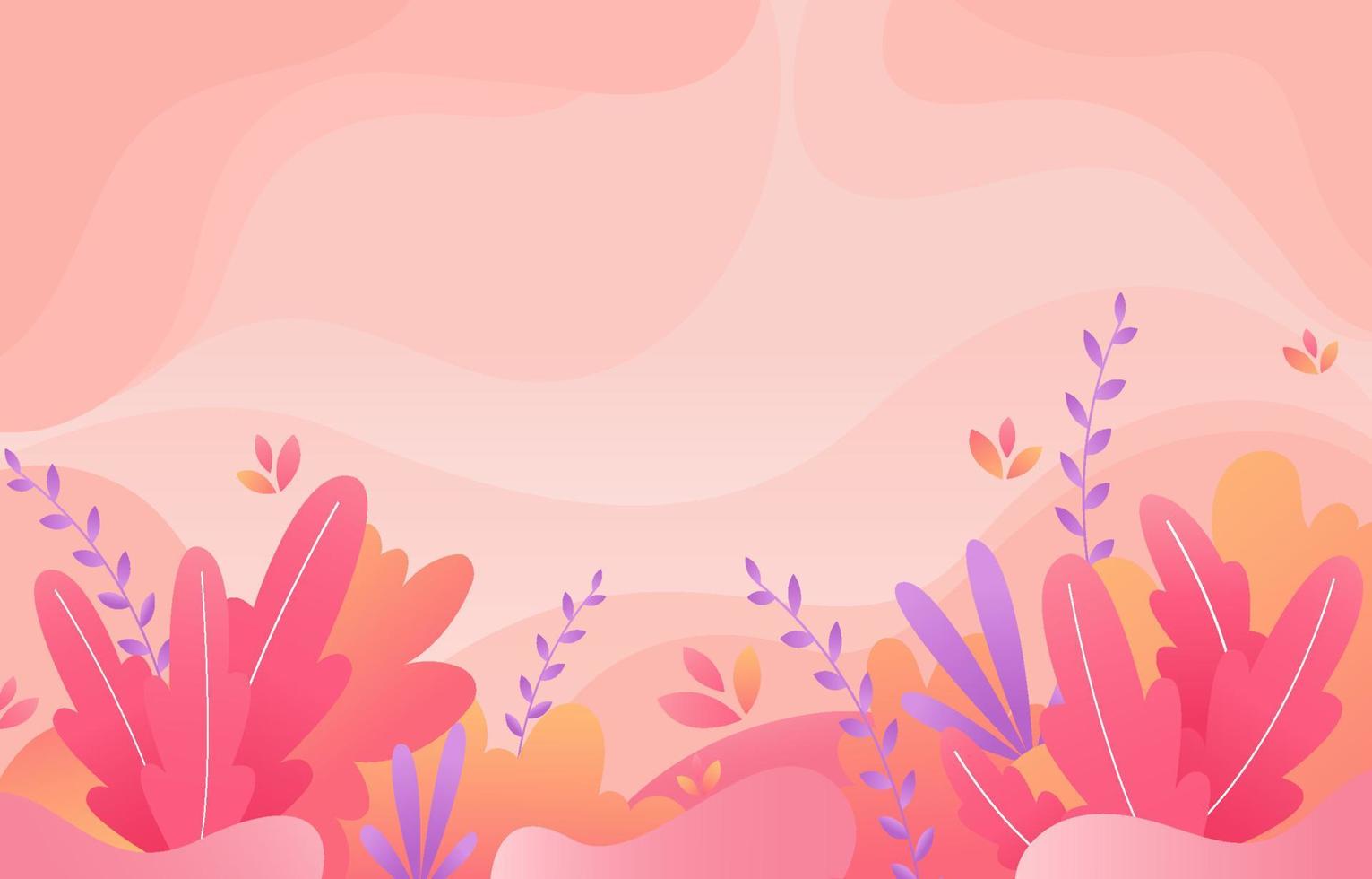 sfondo giardino rosa vettore
