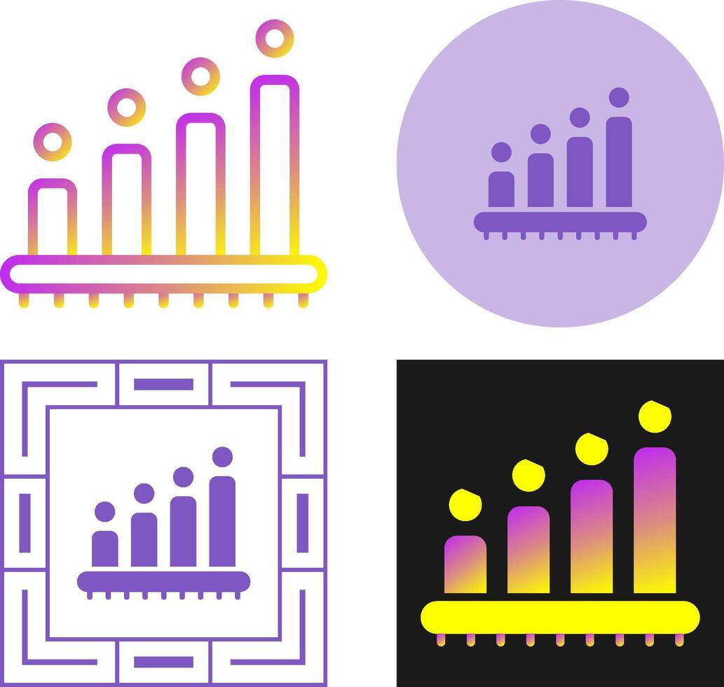 statistico analisi vettore icona