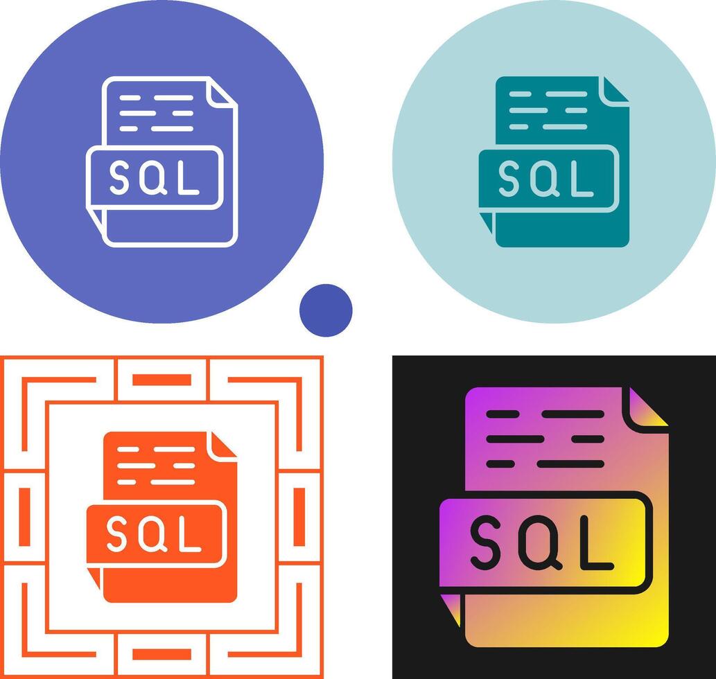 sql vettore icona