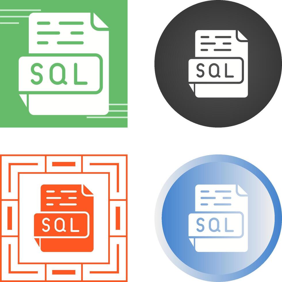 sql vettore icona