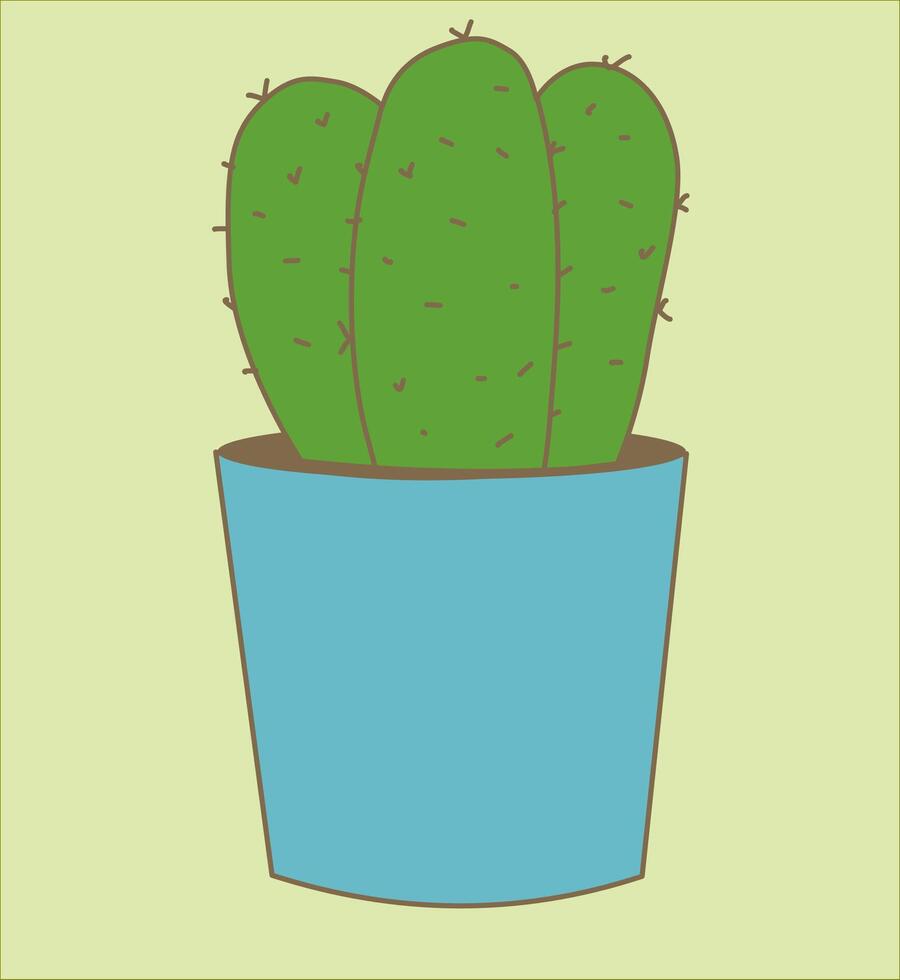 cactus Casa pianta vettore