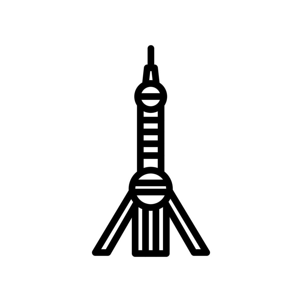perla Torre icona nel vettore. logotipo vettore