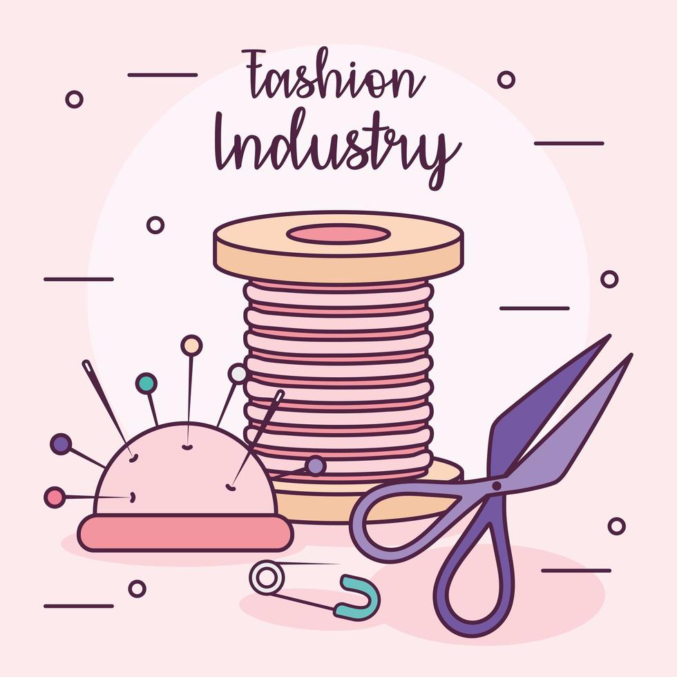 manifesto dell'industria della moda vettore