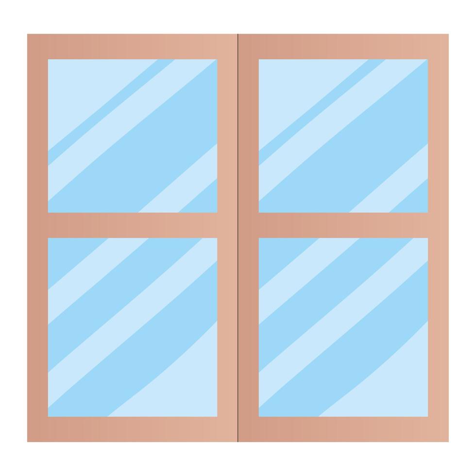 disegno vettoriale della finestra di casa isolata 4083798 Arte vettoriale a  Vecteezy