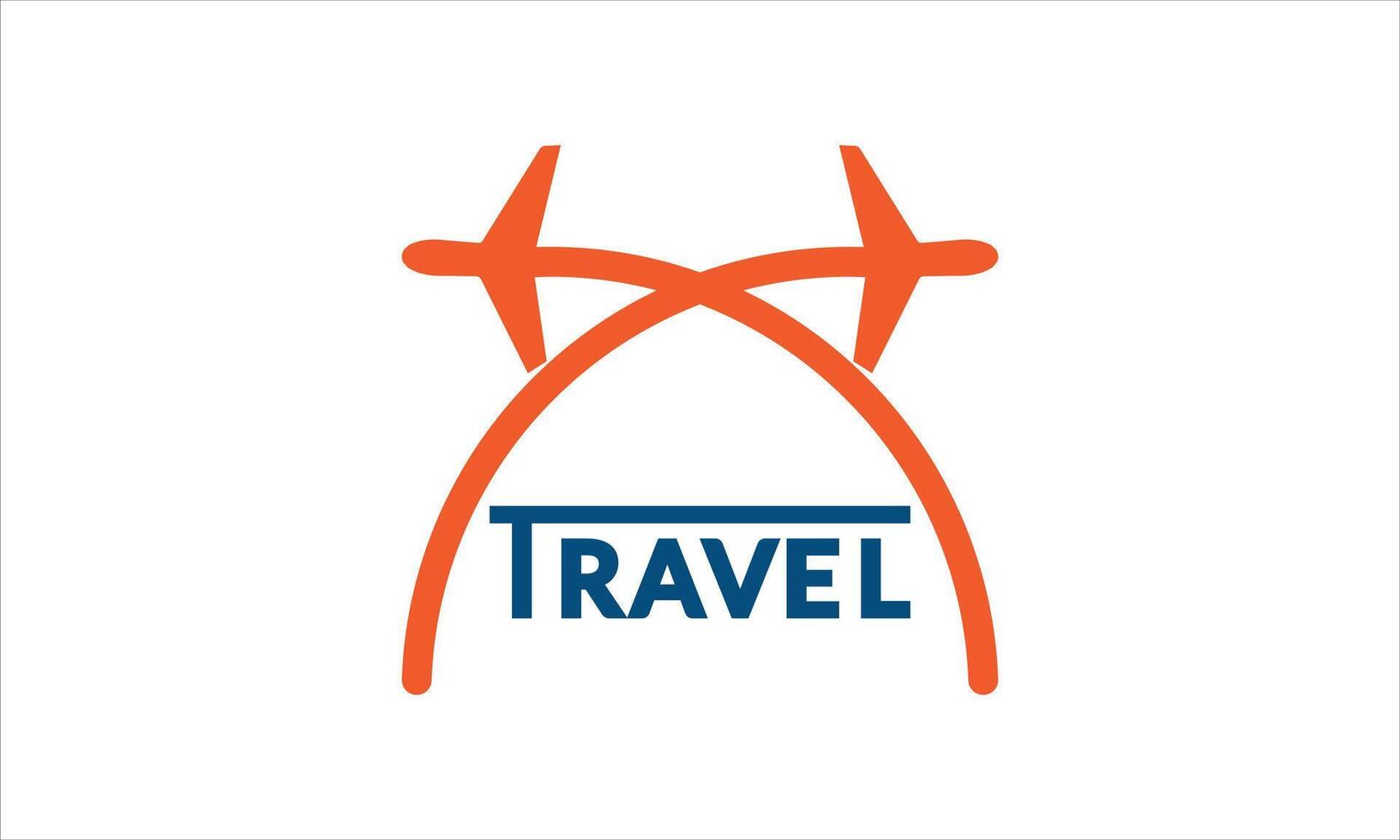 modello di logo di viaggio vettore
