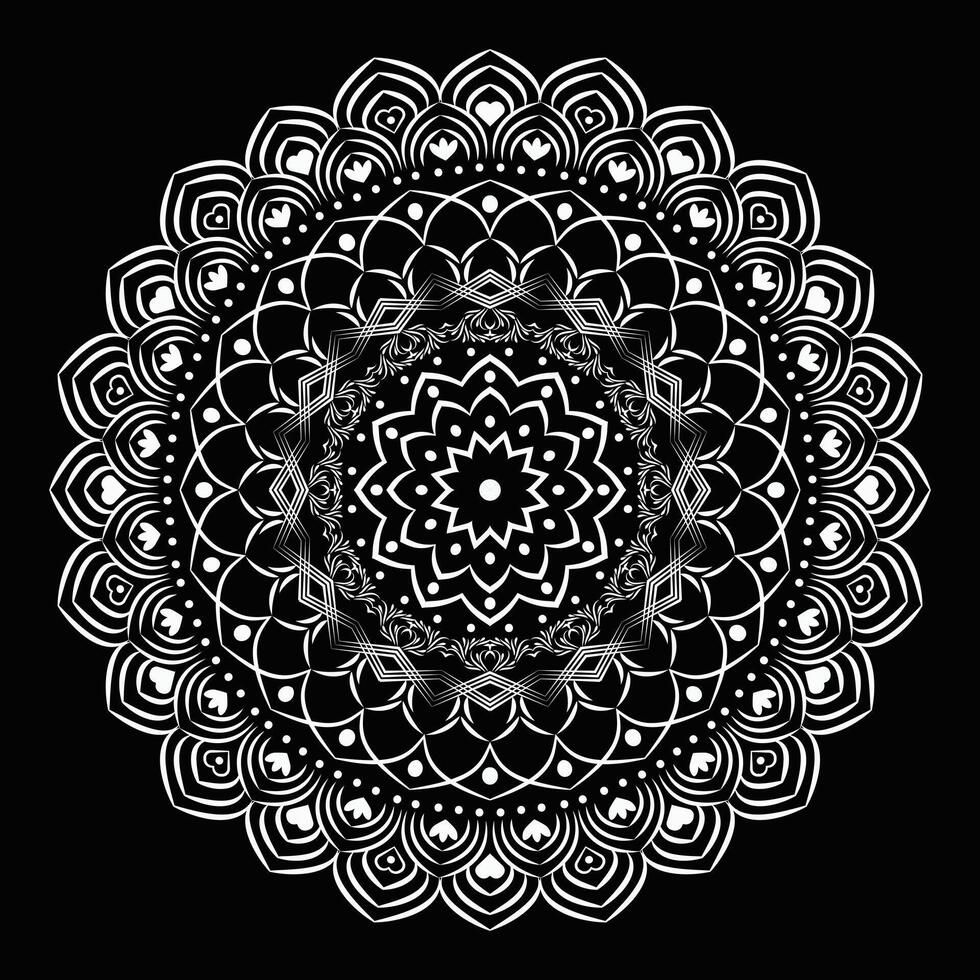 gratuito vettore lusso floreale Arabo mandala design