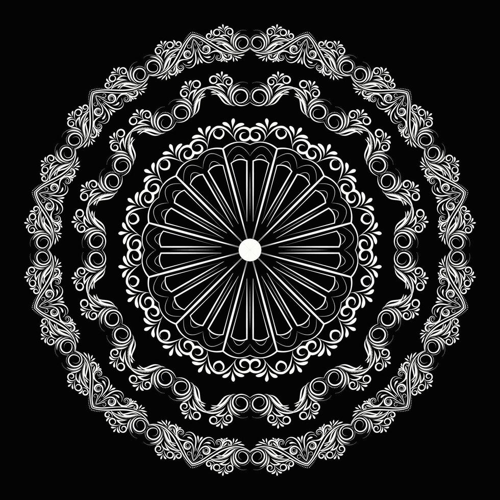 gratuito vettore lusso Arabo mandala design