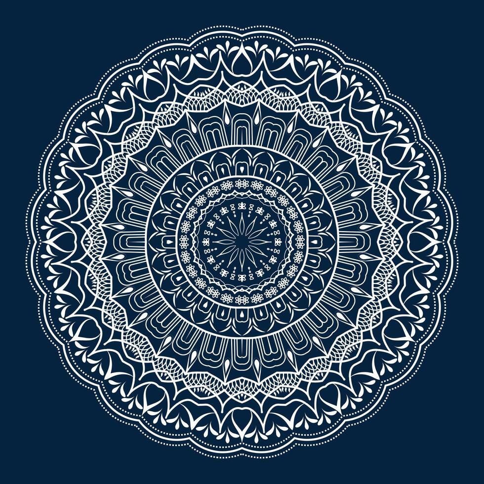 gratuito vettore lusso grafico arte colorato Arabo mandala design