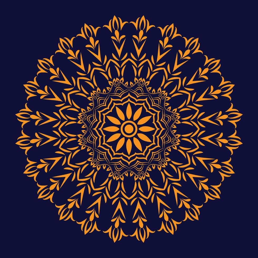 gratuito vettore grafico arte floreale mandala design