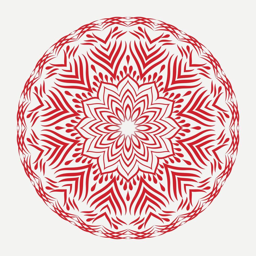 gratuito vettore grafico arte floreale mandala design