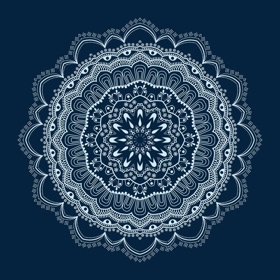 gratuito vettore lusso grafico arte colorato Arabo mandala design