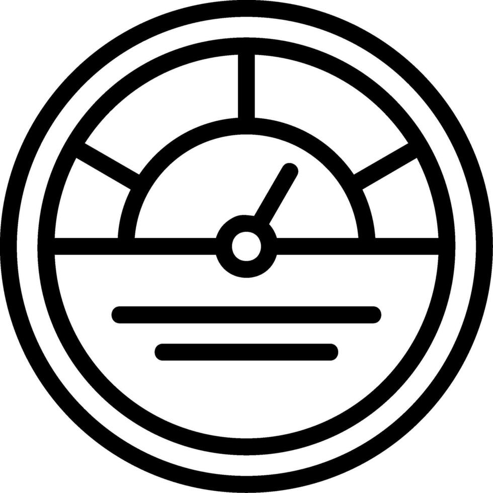 icona della linea kpi vettore
