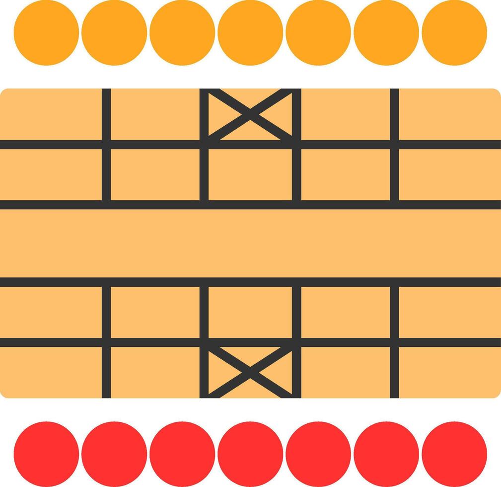 Cinese scacchi piatto icona vettore