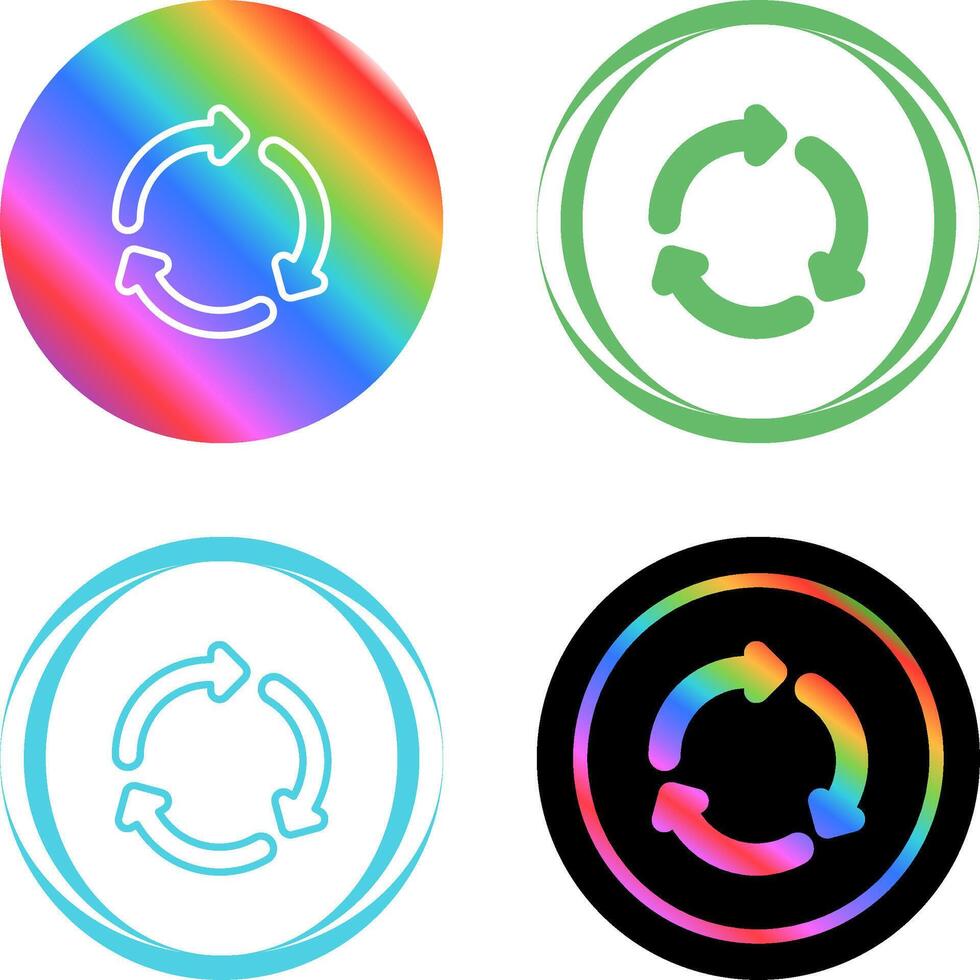 raccolta differenziata simbolo vettore icona